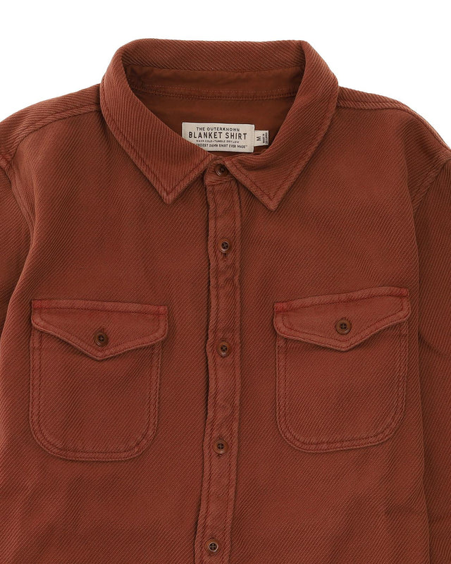 CHROMA BLANKET SHIRT - COPPER