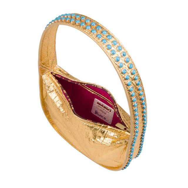 THE CHELSEA STUD BAG - GOLD CHELSTUDGLD2024 GOLD MARICI 
