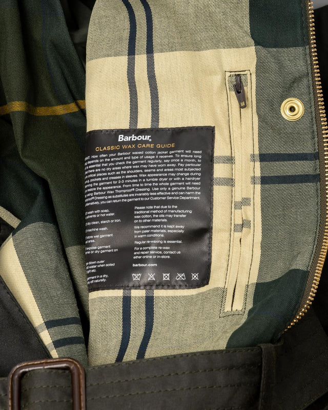 MILDA WAX JACKET - FERN/ SAGE/ ANCIENT TARTAN LWX1486OL52 -FERN/SAGE/ANCIENT TARTAN BARBOUR 