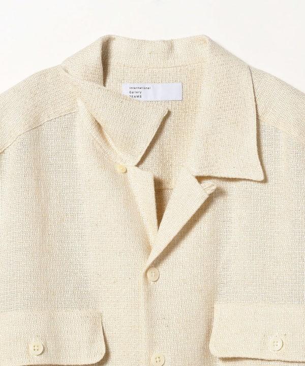 IG OPEN SHIRT R/CTN - NATURAL 2311-0159-262 9 BEAMS 