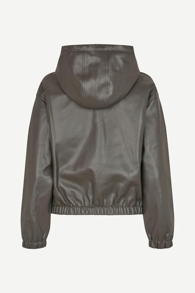 SAVANA ZIP HOODIE - BELUGA F25100151 -BELUGA SAMSOE SAMSOE 