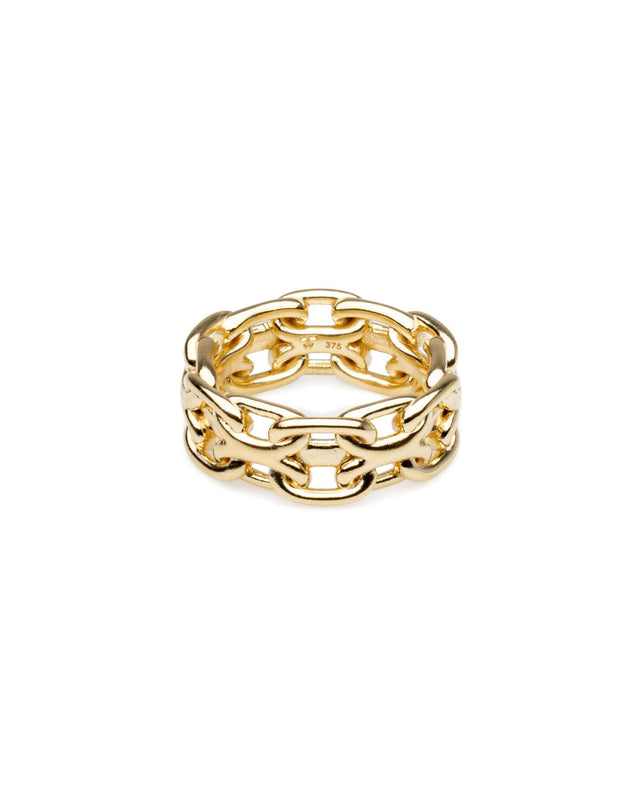 VINTAGE RING (M) - GOLD 101142M -GOLD TOM WOOD 