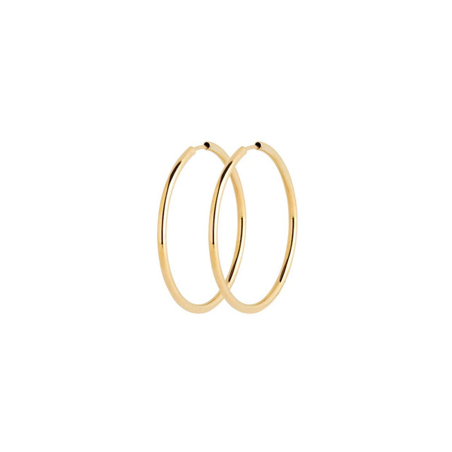 SENORITA HOOPS - GOLD 100701YG -GOLD MARIA BLACK 