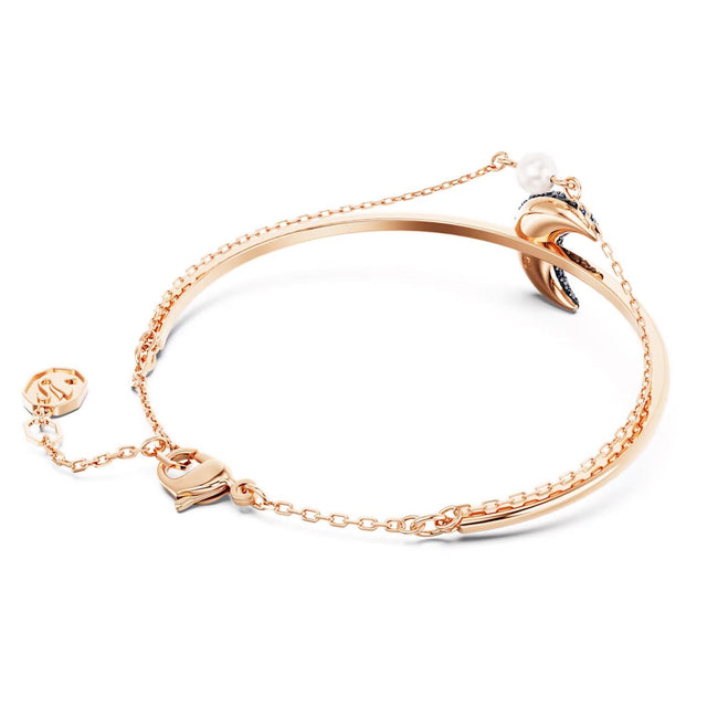 SUBLIMA BANGLE - MULTICOLOURED/ROSE GOLD-TONE PLATED 5671586 MUL/ROS SWAROVSKI 