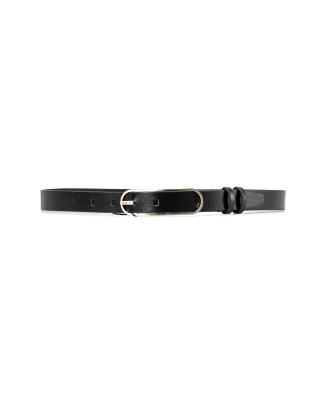 THIN BELT 20 MM - BLACK UBL022.801 -001 AMI PARIS 