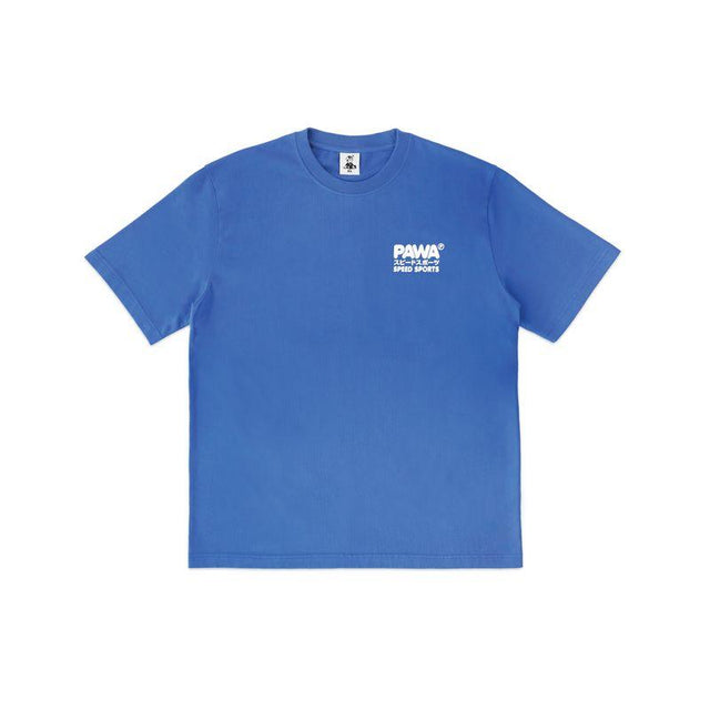 RACING T-SHIRT - RACING BLUE P010 TSHIRT  PAWA SPEED SPORTS 