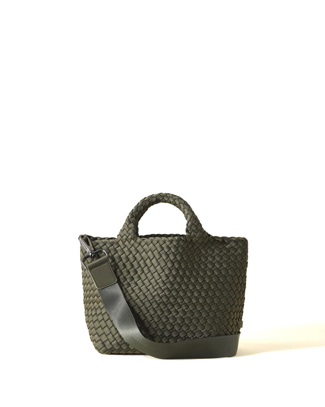 ST. BARTHS SMALL TOTE BAG - OLIVE SN03012LD -OLIVE NAGHEDI 
