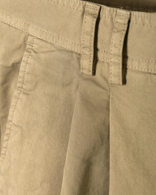 RALEIGH TROUSER V2 COTTON TWILL - KHAKI PS25-TRO-PLE-AOJ-KHA -KHAKI WAX LONDON 