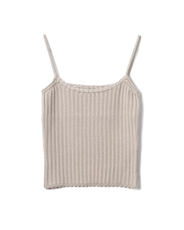 RIBBED TANK TOP IN VISCOSE - MINK RW-TO0061-K058-E25 -190 MINK LANVIN 