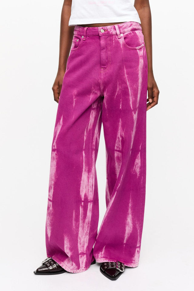 OVERDYED HEAVY DENIM MARRI - BOYSENBERRY J1671 -088 BOYSENBERRY GANNI 