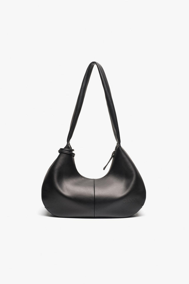 MEDIUM BOU BAG HOBO - BLACK A6837 -099 BLACK GANNI 