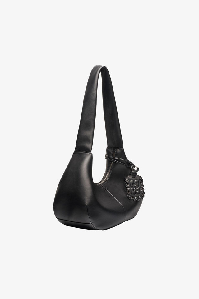 MEDIUM BOU BAG HOBO - BLACK A6837 -099 BLACK GANNI 