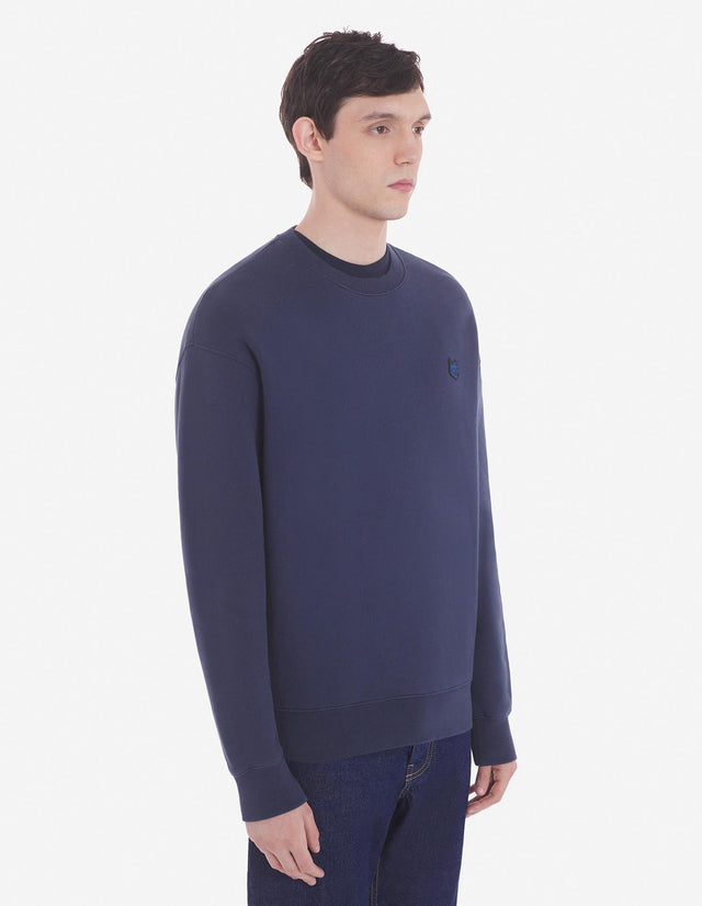 BOLD FOX HEAD PATCH COMFORT SWEATSHIRT - INK BLUE