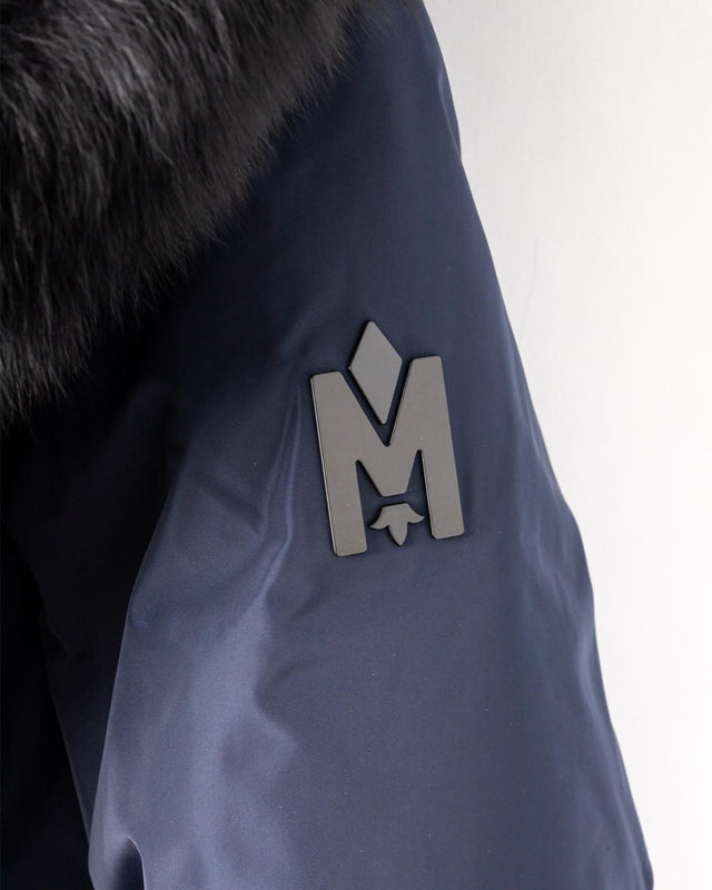 HOODED DOWN JACKET - NAVY ADALI-BX -NAVY-GOLD MACKAGE 