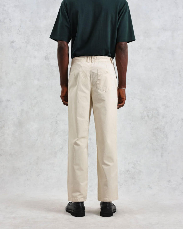 RALEIGH TROUSER V2 COTTON TWILL - STONE PS25-TRO-PLE-AOJ-STO -STONE WAX LONDON 