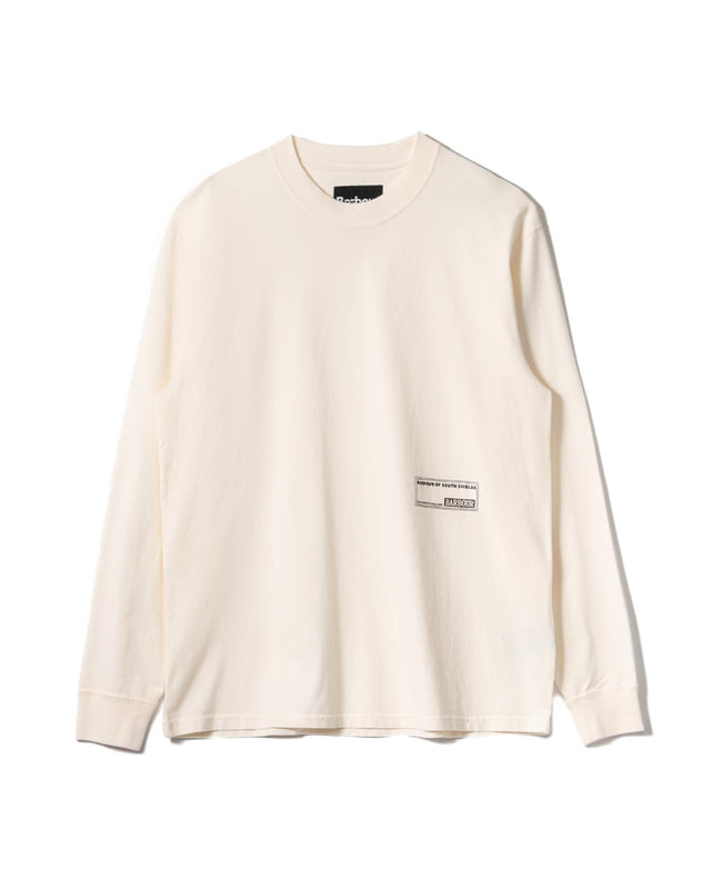 HAMILTON LS T-SHIRT - WHISPER WHITE MTS1489WH32 -WHISPER WHITE BARBOUR 