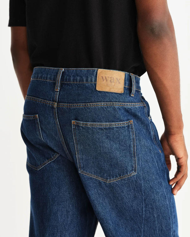 FELIX LOOSE FIT JEAN VINTAGE DENIM - 90s BLUE WASH AW25-DEN-LOO-BPV-BUW -90s BLUE WASH WAX LONDON 
