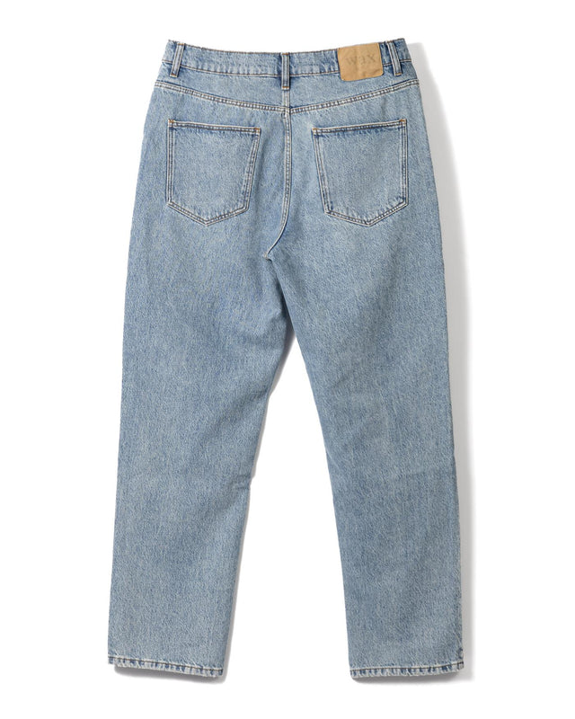 RUSSEL STRAIGHT FIT JEAN VINTAGE DENIM - VINTAGE BLUE SS25-DEN-STR-BPV-MWA -VINTAGE BLUE WAX LONDON 