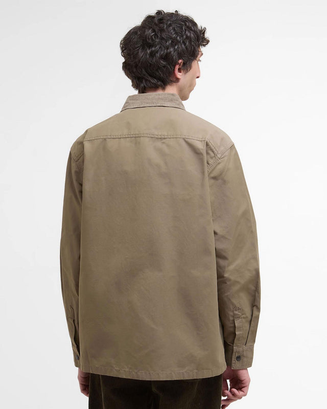 SILVERBAY OS TWILL OVERSHIRT - BRITISH KHAKI MOS0438KH11 -BRITISH KHAKI BARBOUR 