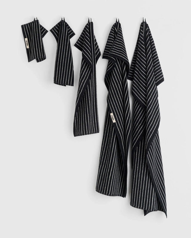 BATH SHEET - BLACK STRIPES TT-BLST100X150 -Black Stripes TEKLA 