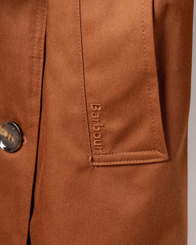 AOIFE SHOWERPROOF TRENCH - -VICUNA/ HESSIAN TARTAN LSP0246BR51 -VICUNA/HESSIAN TARTAN BARBOUR 