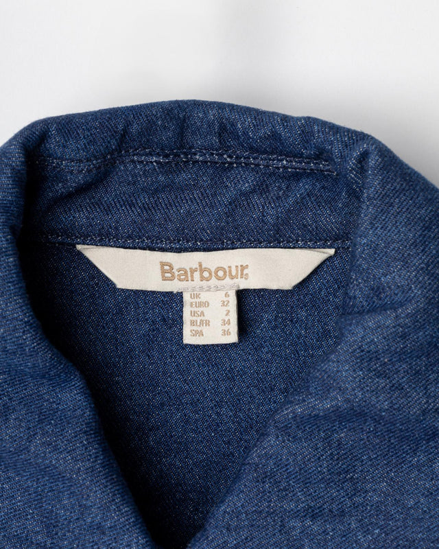 ARLA DENIM OVERSHIRT - RINSE WASH LOS0078IN12 -RINSE WASH BARBOUR 