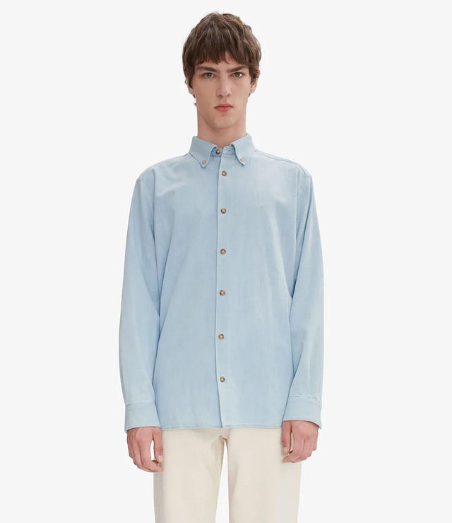 MATHIAS SHIRT - PALE BLUE COGXX-H12586 IAV-PALE BLUE A.P.C. 