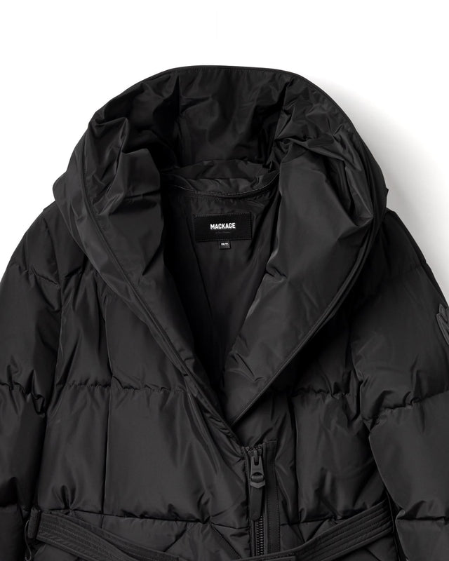 AYUMI 2-in-1 LONG DOWN COAT - BLACK AYUMI -BLACK MACKAGE 