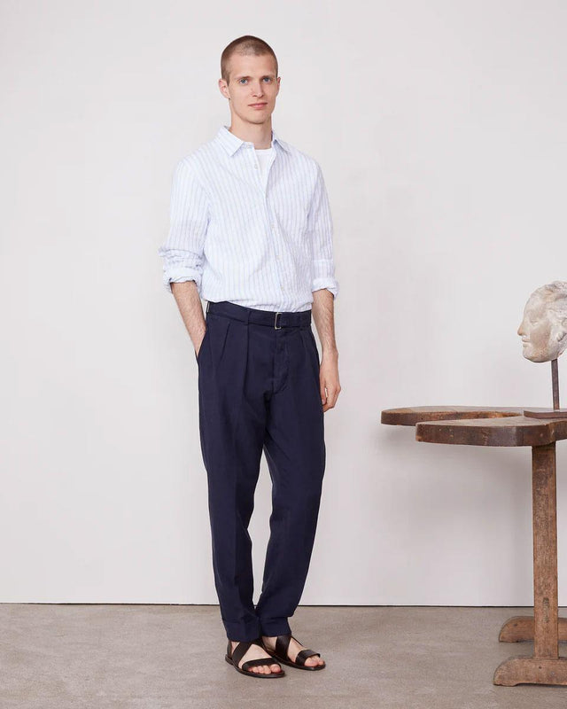 PIERRE PANTS - NIGHT SKY S25MTLG463 -NIGHT SKY OFFICINE GENERALE 