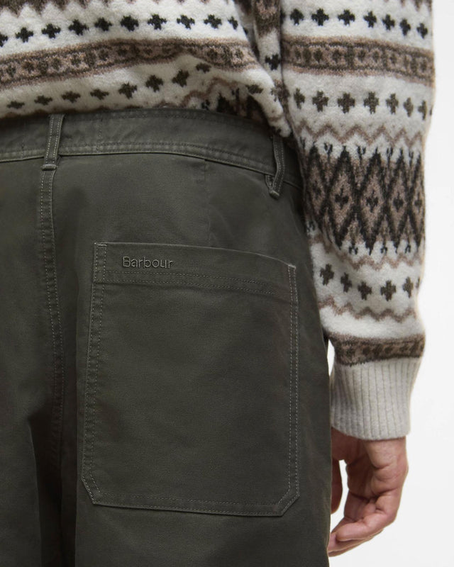 NEWBIRCH OVERSIZED CARGO TROUSER - FOREST MTR0774GN91 -FOREST BARBOUR 