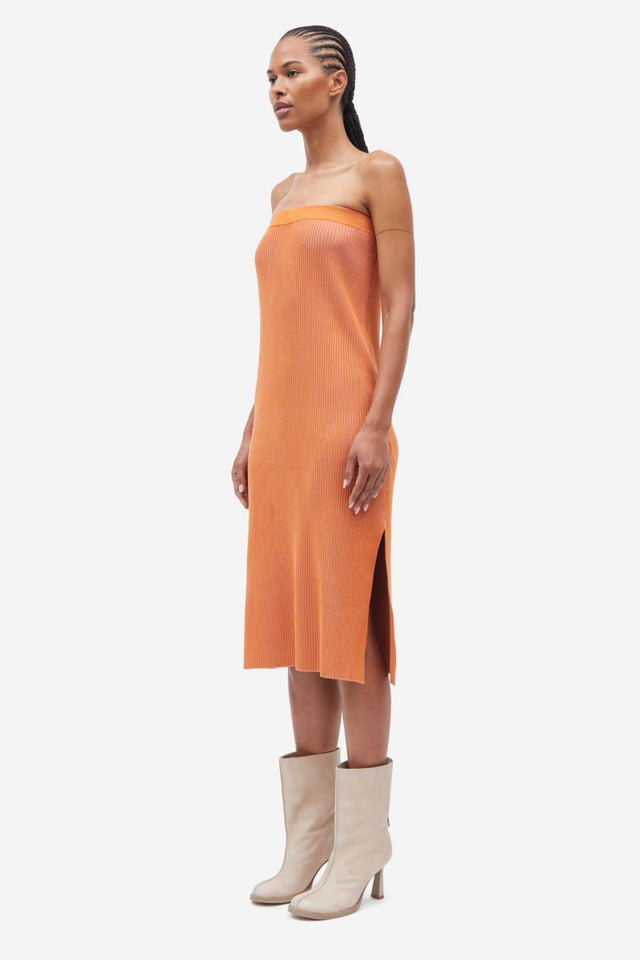 SACHERYL SKIRT - AUTUMN MAPLE MEL. F25100047 -AUTUMN MAPLE MEL. SAMSOE SAMSOE 