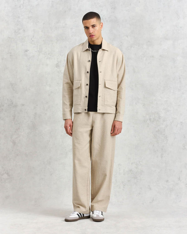 WAX LONDON SS24-JKT-MIT-BFE-NATNATURAL