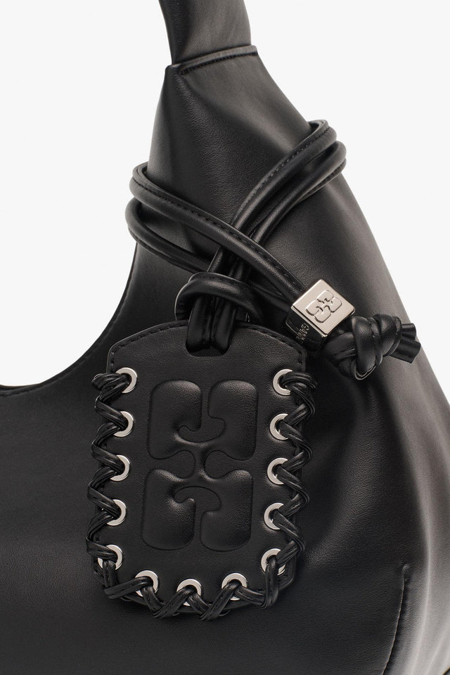 MEDIUM BOU BAG HOBO - BLACK A6837 -099 BLACK GANNI 