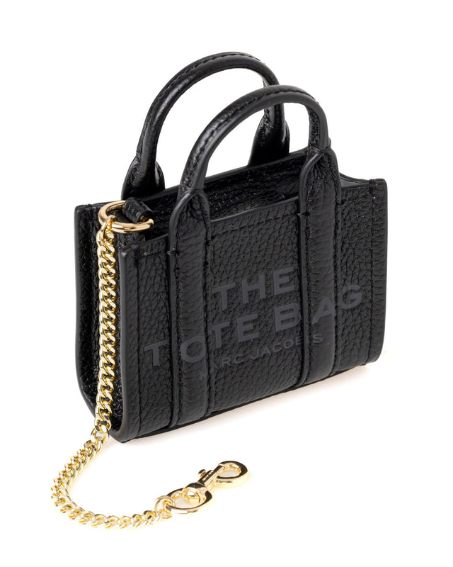 THE NANO TOTE BAG CHARM - BLACK