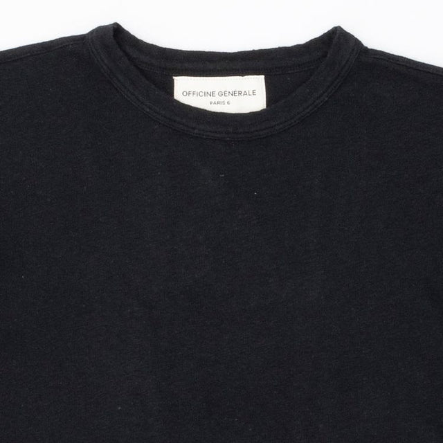 LARA T-SHIRT - BLACK S25WTEE212 -BLACK OFFICINE GENERALE 