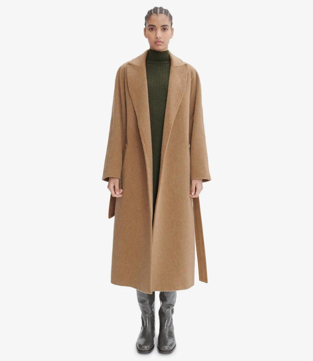 FLORIANE COAT - CAMEL WOAQZ-F01544 1CAMEL A.P.C. 