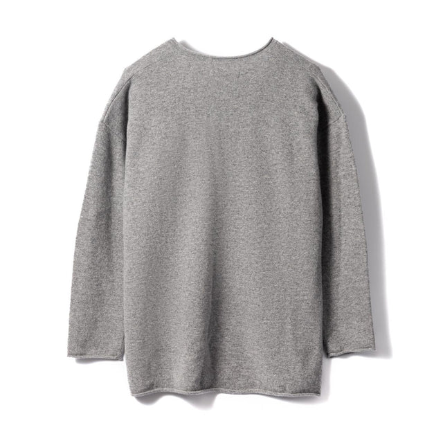 STOWAWAY V-NECK - HEATHER GREY