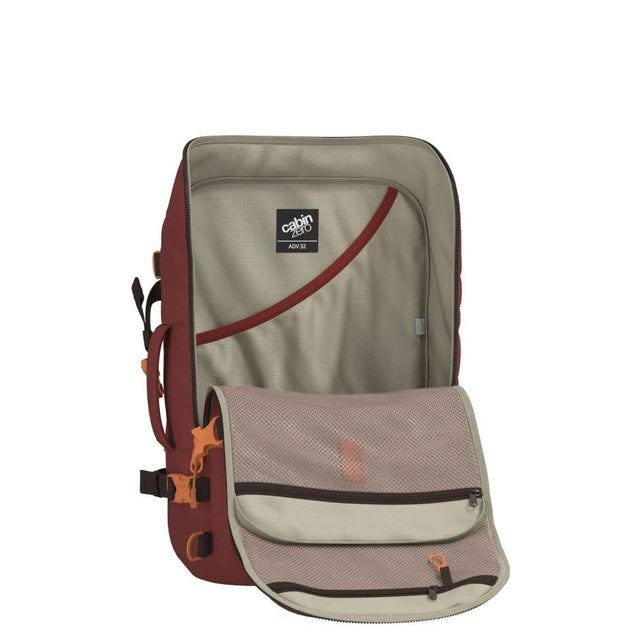 ADV 32L ADVENTURE CABIN BACKPACK - SANGRIA RED