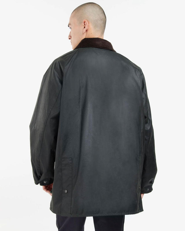 OVERSIZED BEDALE WAX JACKET - SAGE MWX1679SG91 -SAGE BARBOUR 