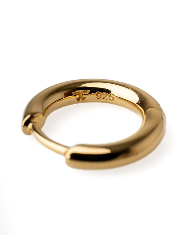 CLASSIC HOOPS SMALL - GOLD 100194 -GOLD TOM WOOD 