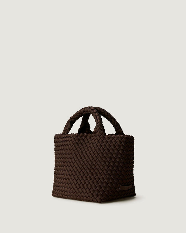 ST. BARTHS SMALL TOTE BAG - CHOCOLATE SN03012LD -CHOCOLATE NAGHEDI 