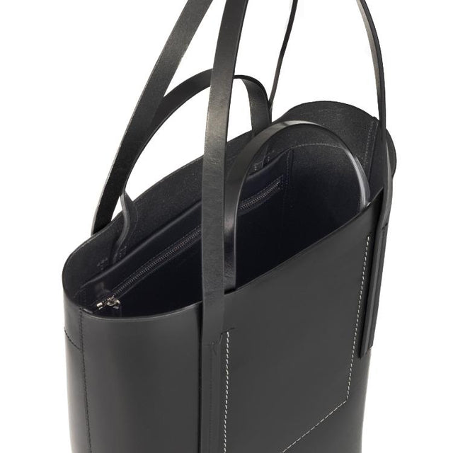 LEATHER BAG - BLACK RA01E0663 LGEL -09 BLACK RICK OWENS 