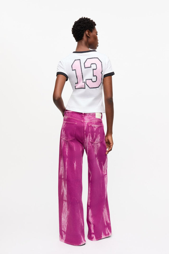 OVERDYED HEAVY DENIM MARRI - BOYSENBERRY J1671 -088 BOYSENBERRY GANNI 