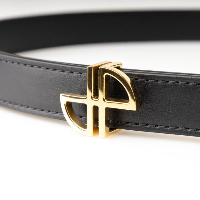 THIN JP BELT - BLACK BE0025008 -999B BLACK PATOU 