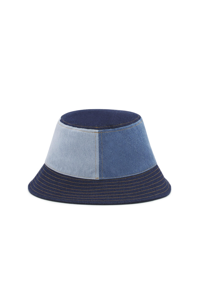 DENIM BUCKET HAT - WASHED INDIGO