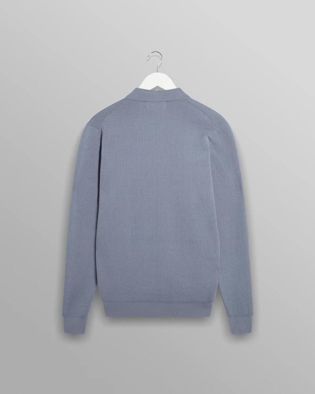 TRISTAN SHIRT - BLUE PS24-KNT-TRS-BBY-BLU BLUE WAX LONDON 