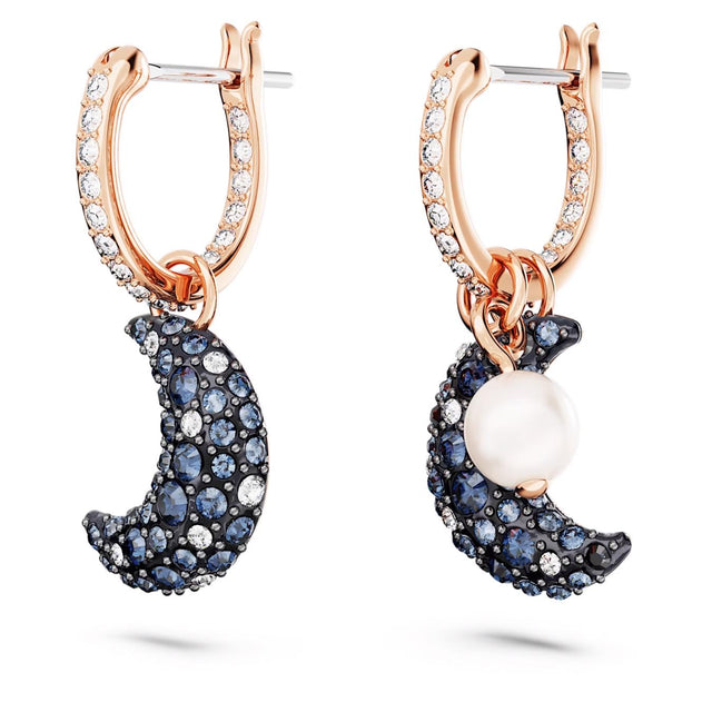 SUBLIMA DROP EARRINGS - MULTICOLOURED/ROSE GOLD-TONE PLATED 5671569 MUL/ROS SWAROVSKI 