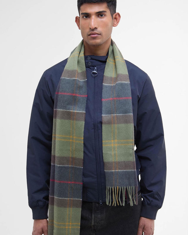 CASHMERE TARTAN SCARF - CLASSIC USC0194TN11 -CLASSIC BARBOUR 