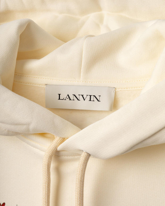 DAISY HEART HOODIE - ENAMEL RU-HO0001-F189-E25 -060 ENAMEL LANVIN 