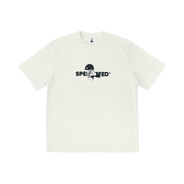 SPEED T-SHIRT - CREAM P006 TSHIRT  PAWA SPEED SPORTS 